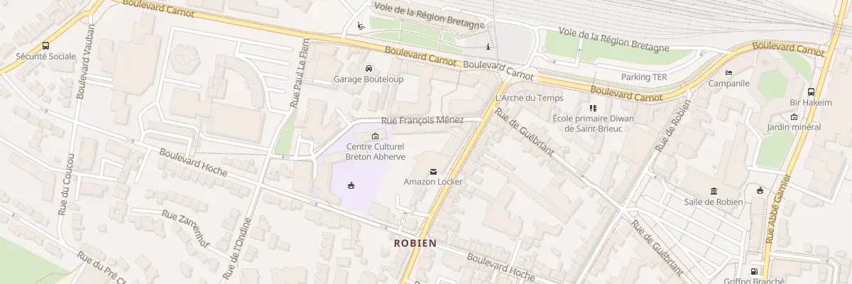 Plan du 14 Rue Jules Ferry à Saint-Brieuc