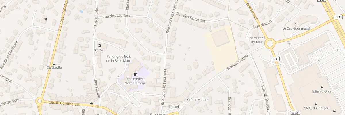 Plan du 14 Rue Louis Le Faucheur à Plérin