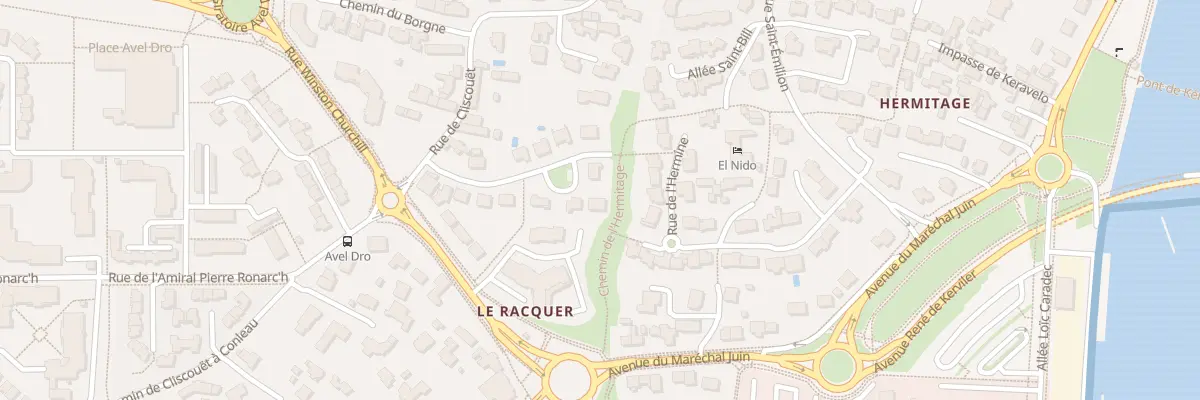 Plan du 7 All du Vallon De Cliscouët à Vannes