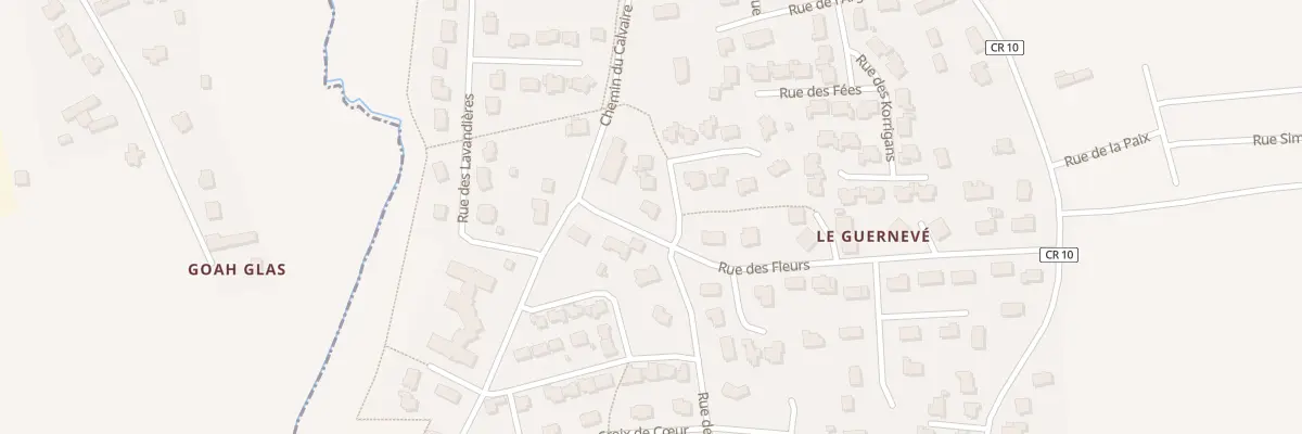 Plan du 18 Rue des Fleurs à Locqueltas