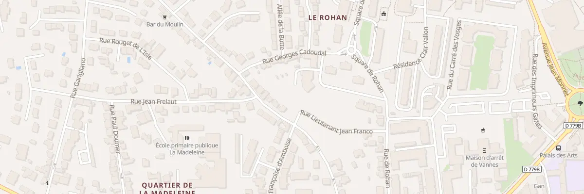 Plan du 26 Rue 2 Freres T Lahoulle à Vannes