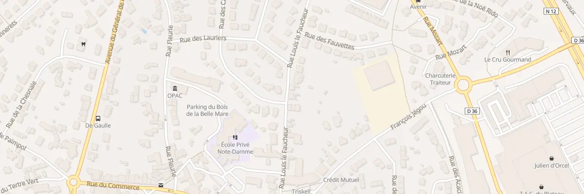 Plan du 16 Rue Louis Le Faucheur à Plérin