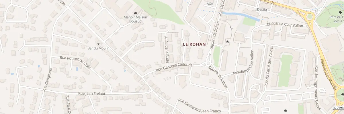 Plan du 4 All de la Butte à Vannes