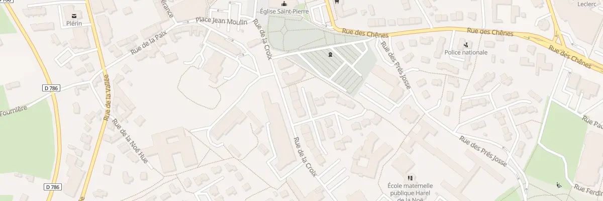 Plan du 5 Rue Gaultier du Mottay à Plérin