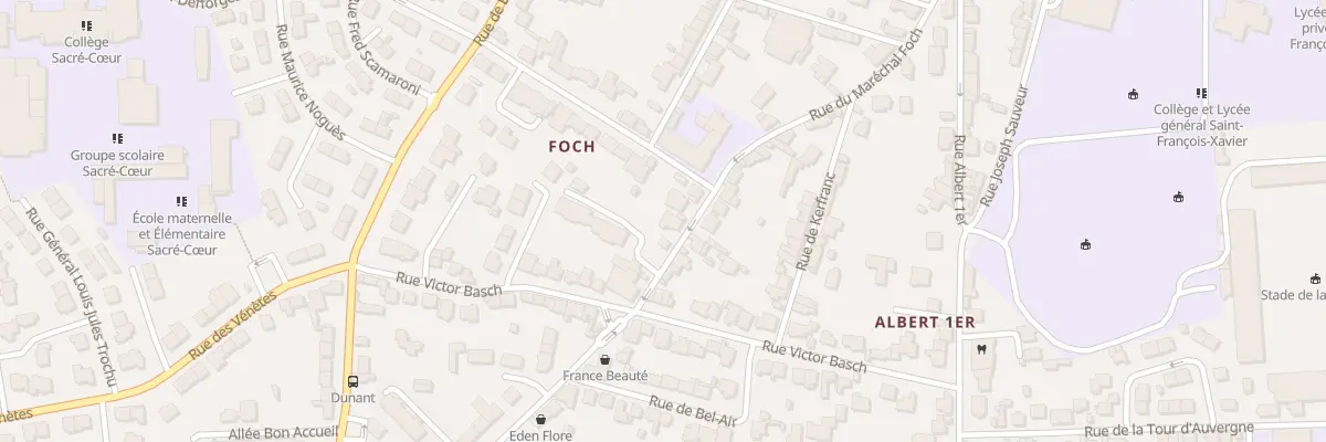 Plan du 22 Rue Mal Foch à Vannes