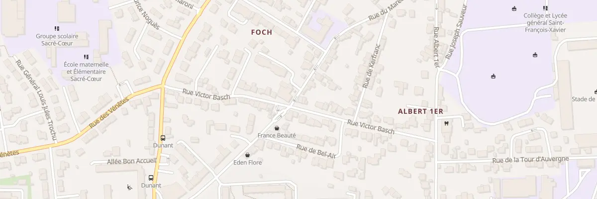 Plan du 29 Rue Mal Foch à Vannes
