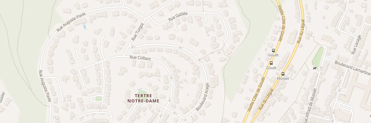 Plan du 87 Bd Arago à Saint-Brieuc