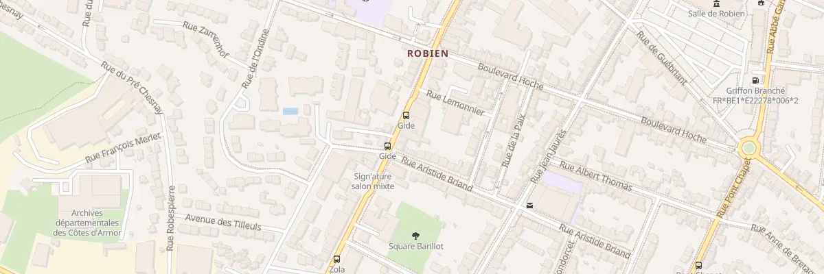 Plan du 59B Rue Jules Ferry à Saint-Brieuc