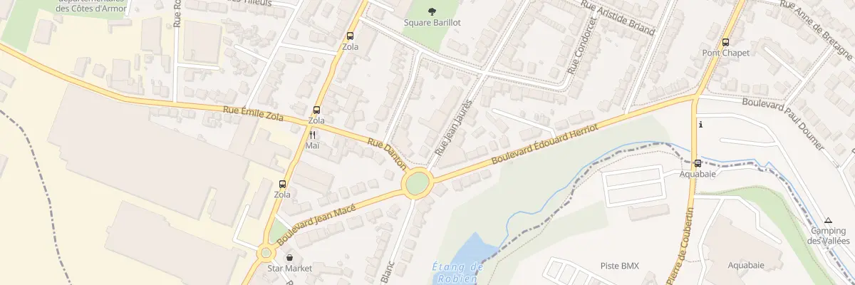 Plan du 56 Rue Jean Jaurès à Saint-Brieuc