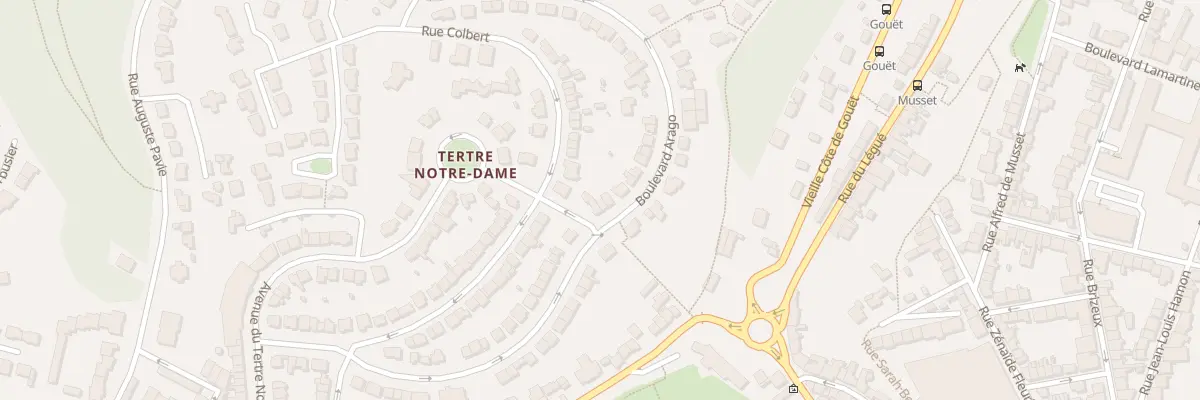 Plan du 55 Bd Arago à Saint-Brieuc