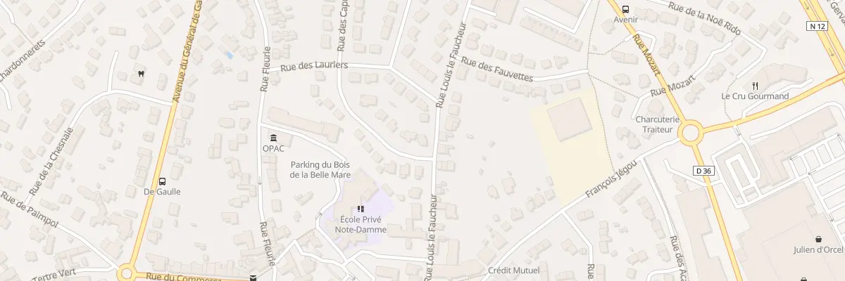 Plan du 7 Rue Louis Le Faucheur à Plérin