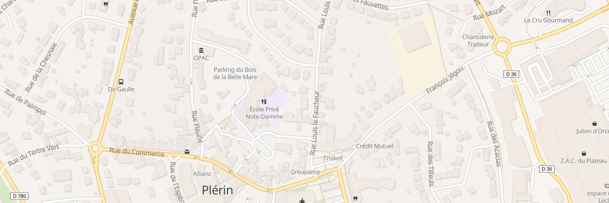 Plan du 5 Rue Louis Le Faucheur à Plérin