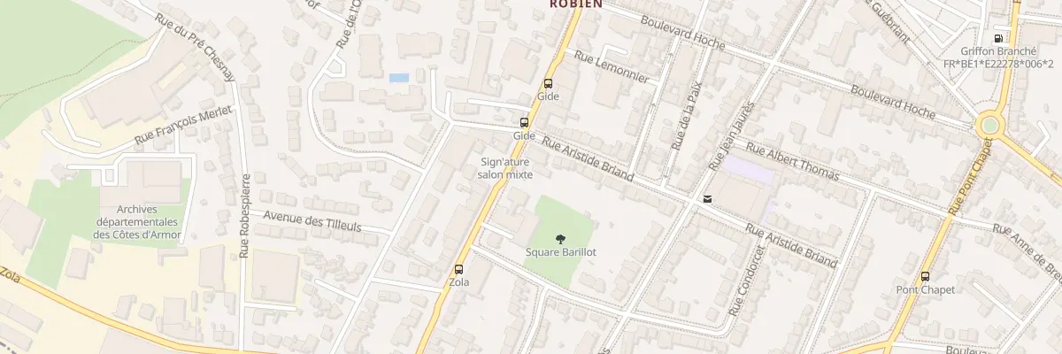 Plan du 77 Rue Jules Ferry à Saint-Brieuc
