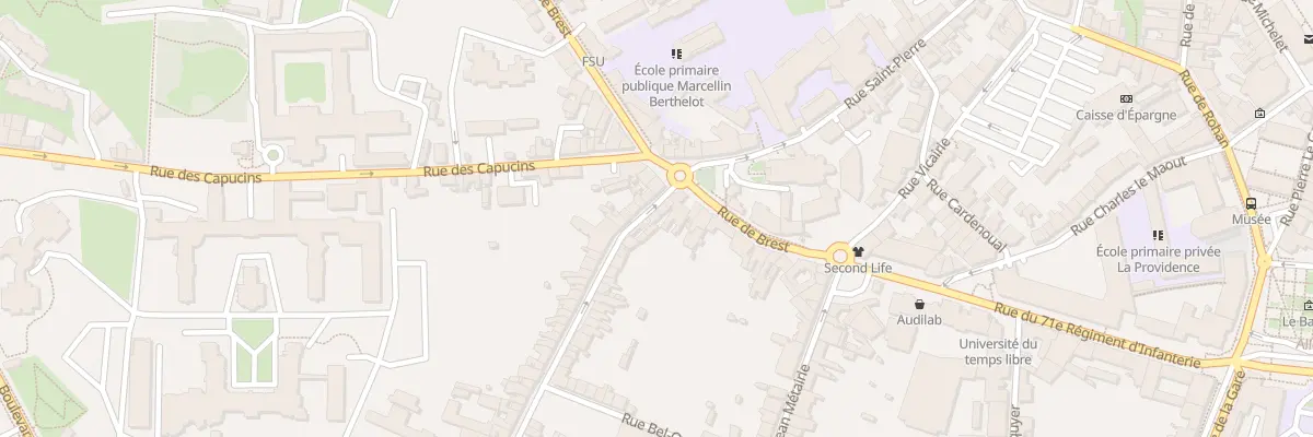 Plan du 5B Rue de Quintin à Saint-Brieuc
