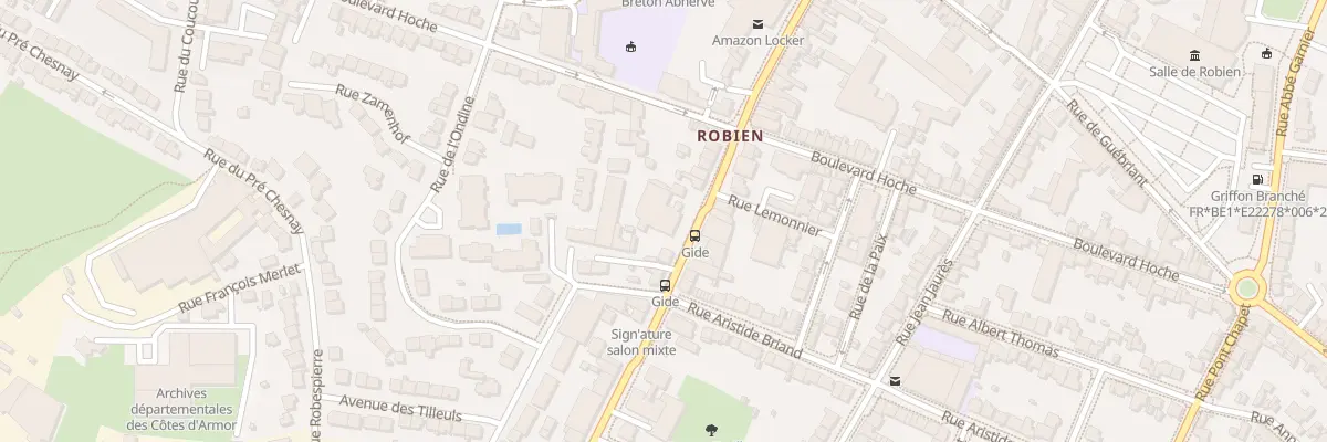 Plan du 34 Rue Jules Ferry à Saint-Brieuc