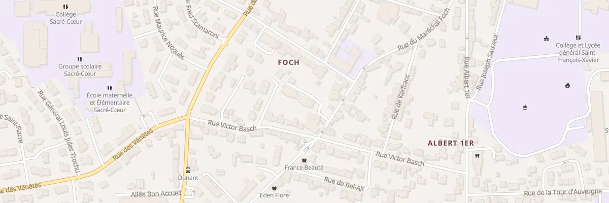 Plan du 24 Rue Mal Foch à Vannes