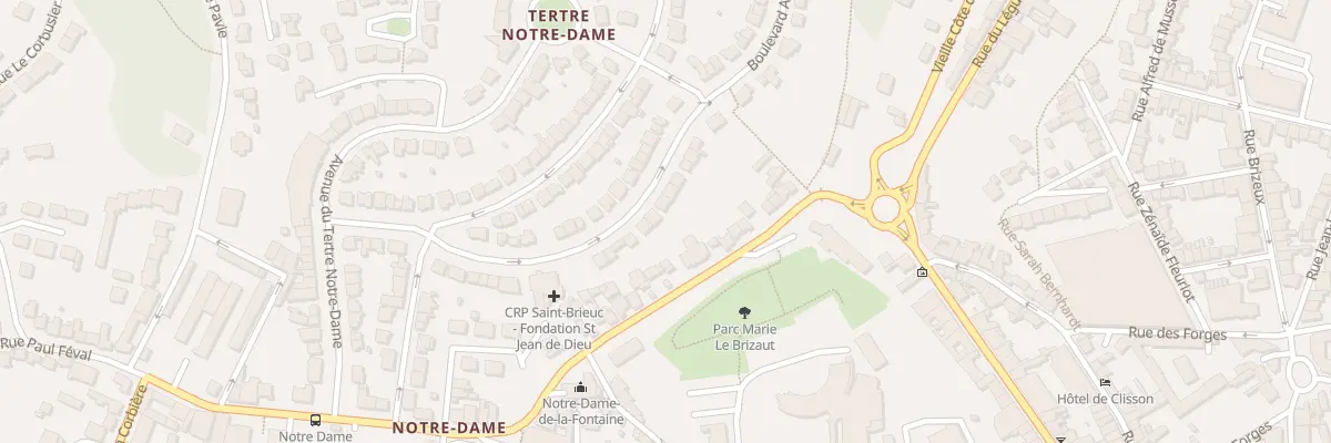 Plan du 36B Bd Arago à Saint-Brieuc