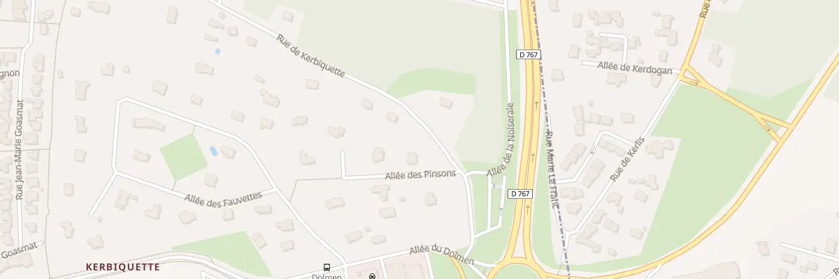 Plan du 13 Rue de Kerbiquette à Vannes