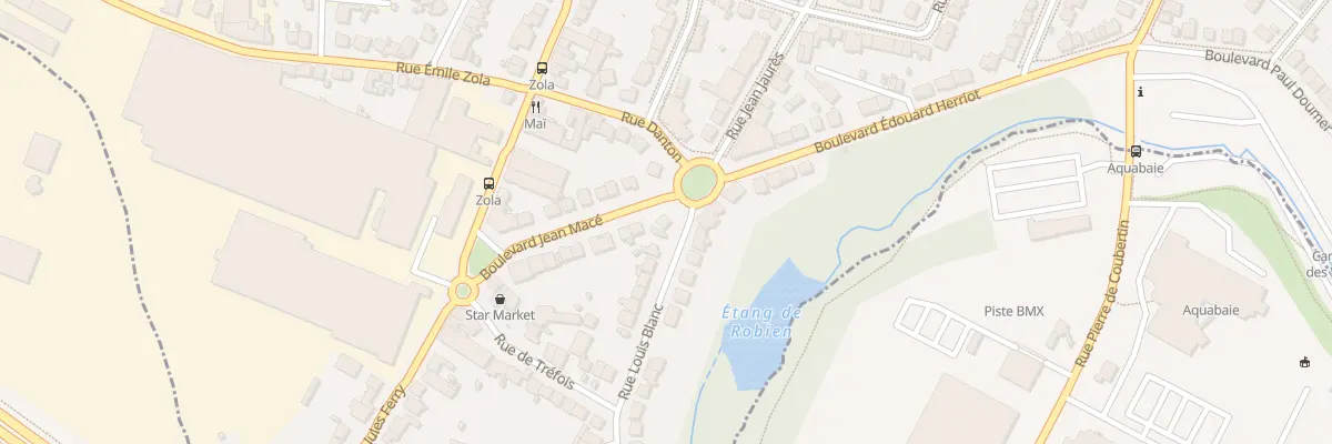 Plan du 2 Rue Louis Blanc à Saint-Brieuc