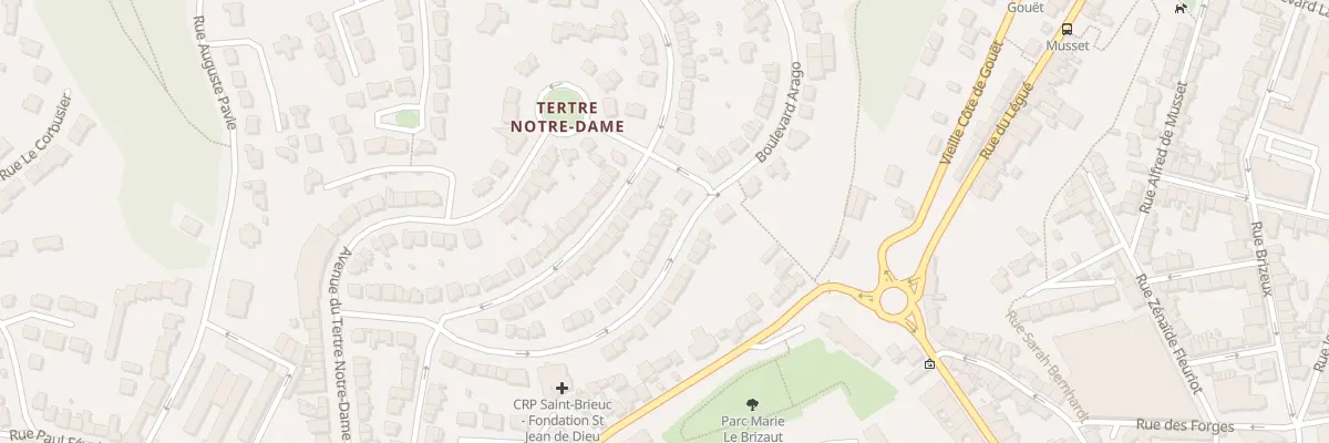 Plan du 47 Bd Arago à Saint-Brieuc