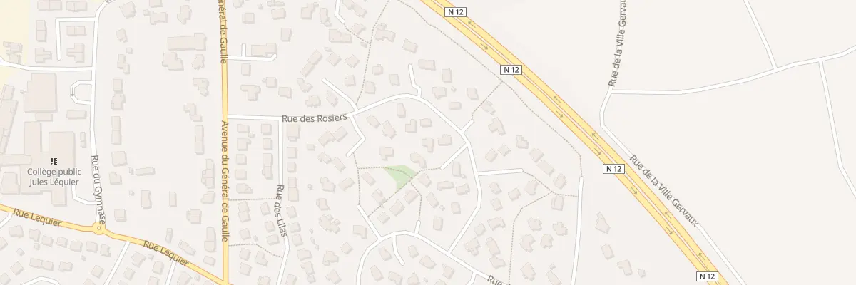 Plan du 28 Rue des Rosiers à Plérin