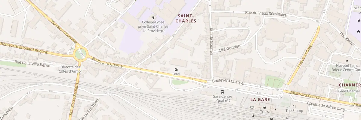 Plan du 44 Bd Charner à Saint-Brieuc