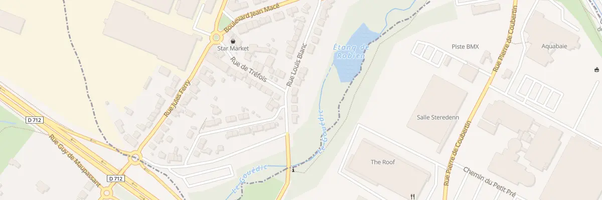 Plan du 29 Rue Louis Blanc à Saint-Brieuc