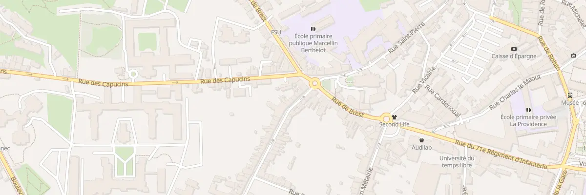 Plan du 4 Rue de Quintin à Saint-Brieuc