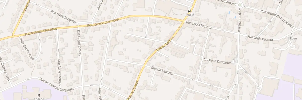 Plan du 16 Rue de Bernus à Vannes