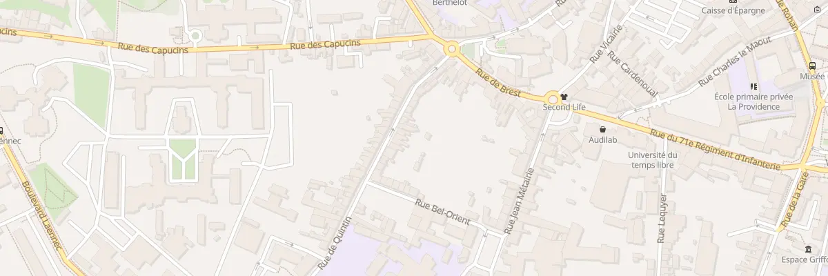 Plan du 21 Rue de Quintin à Saint-Brieuc