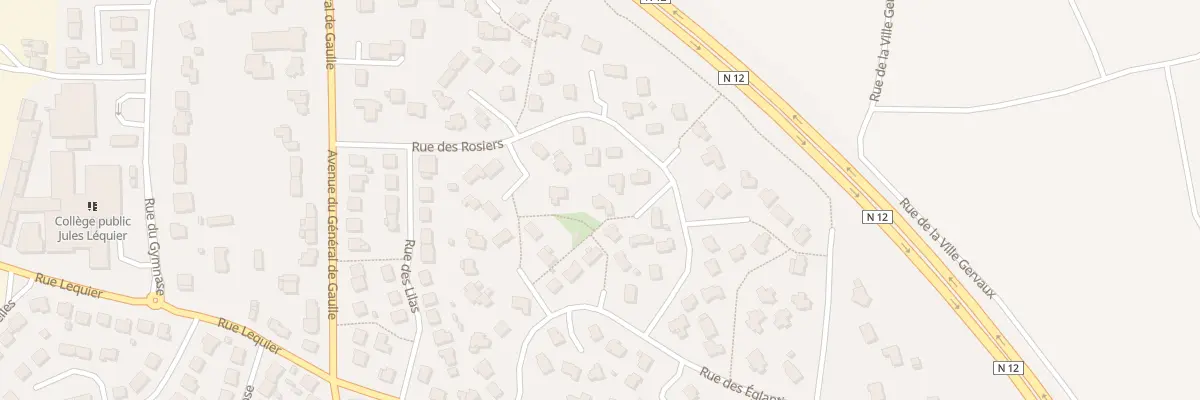 Plan du 30 Rue des Rosiers à Plérin