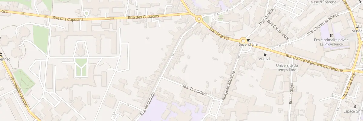 Plan du 23 Rue de Quintin à Saint-Brieuc