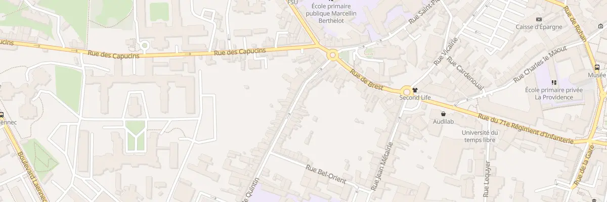 Plan du 15 Rue de Quintin à Saint-Brieuc
