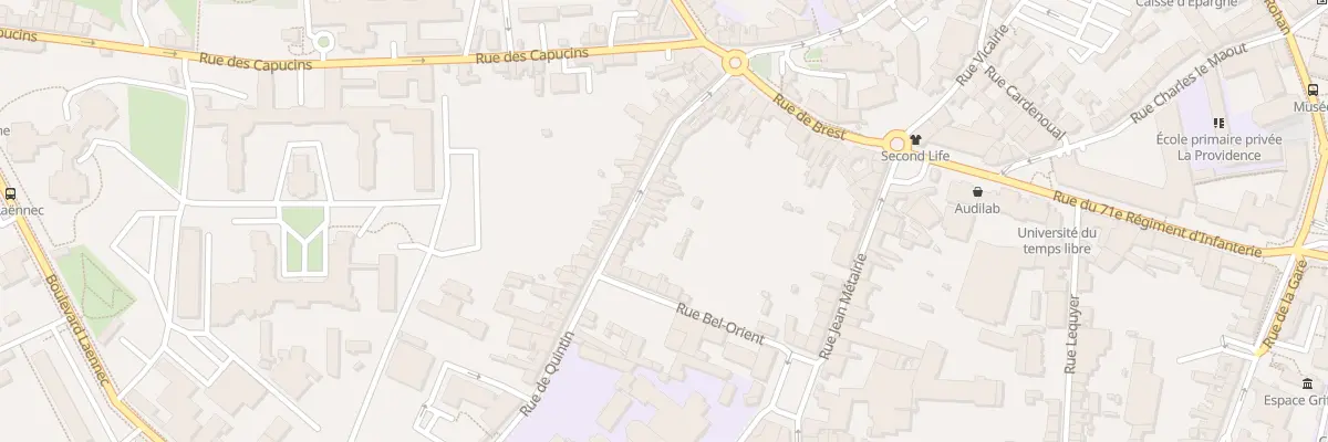 Plan du 23B Rue de Quintin à Saint-Brieuc