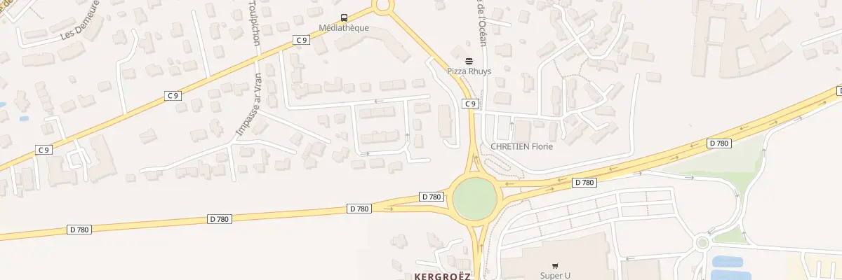 Plan du 24 Imp de Kergroes à Sarzeau