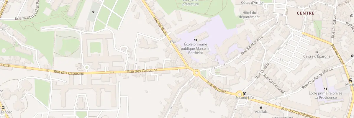 Plan du 27 Rue de Brest à Saint-Brieuc