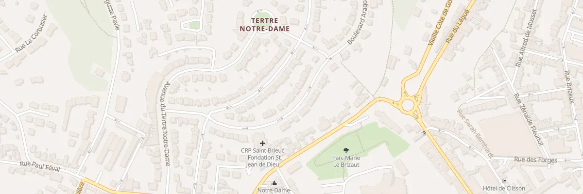 Plan du 35 Bd Arago à Saint-Brieuc
