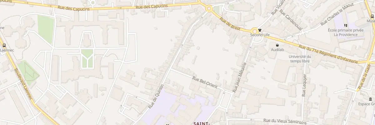 Plan du 29 Rue de Quintin à Saint-Brieuc