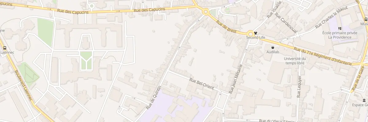 Plan du 25 Rue de Quintin à Saint-Brieuc