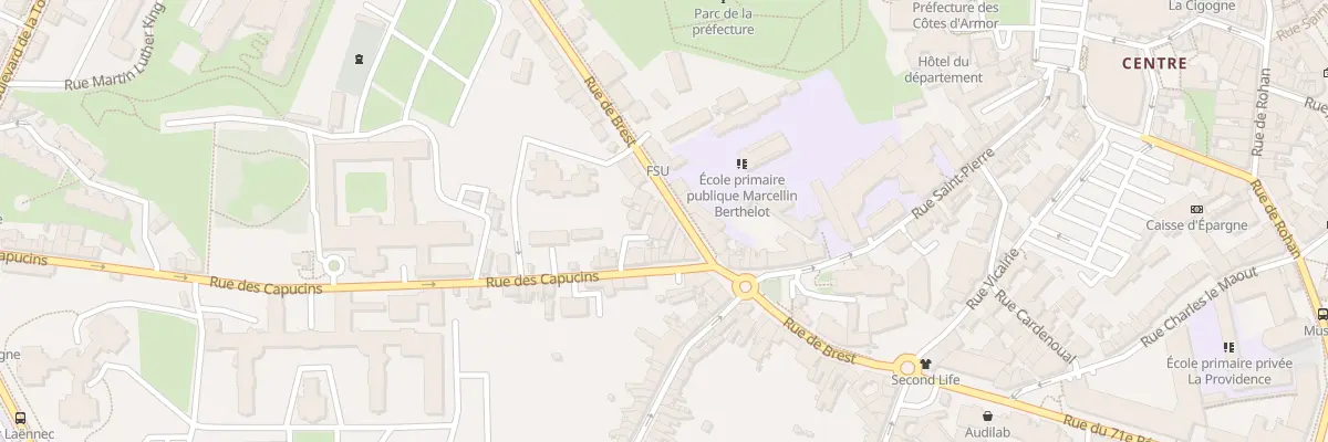 Plan du 27B Rue de Brest à Saint-Brieuc