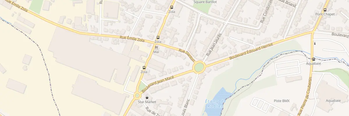 Plan du 5 Rue Danton à Saint-Brieuc
