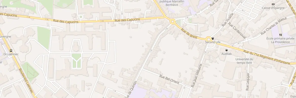 Plan du 26 Rue de Quintin à Saint-Brieuc