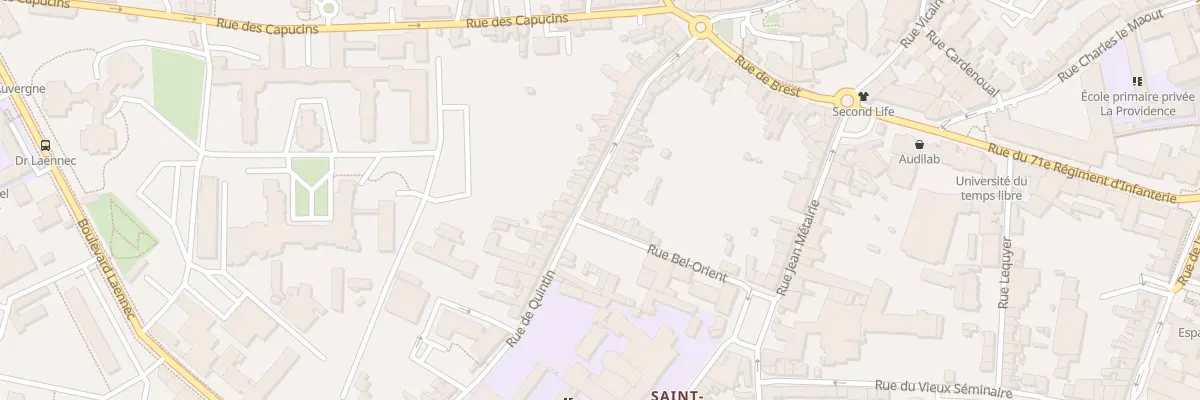 Plan du 29B Rue de Quintin à Saint-Brieuc