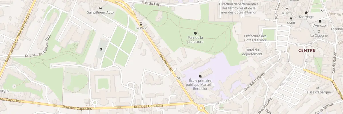 Plan du 20 Rue de Brest à Saint-Brieuc