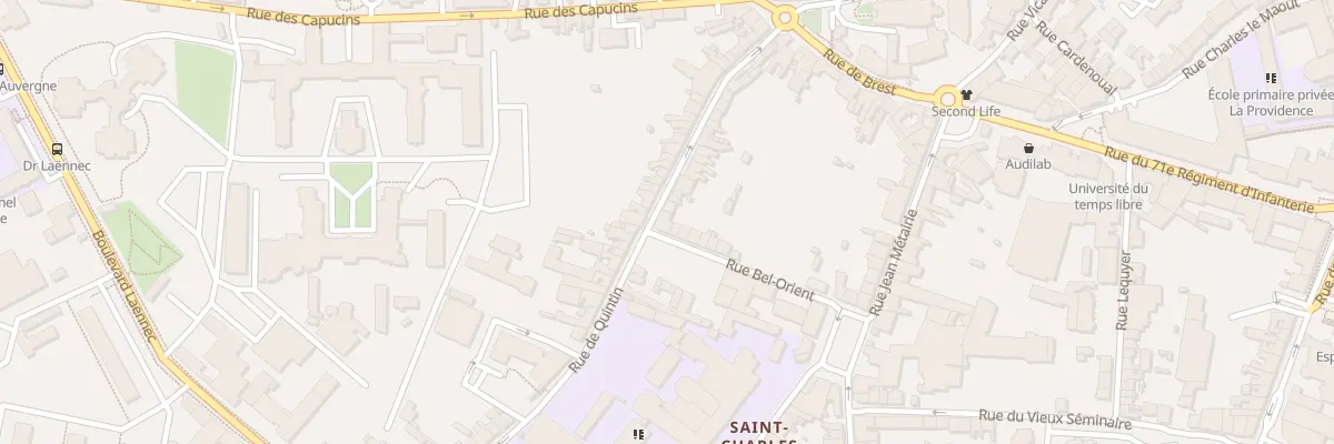 Plan du 31 Rue de Quintin à Saint-Brieuc