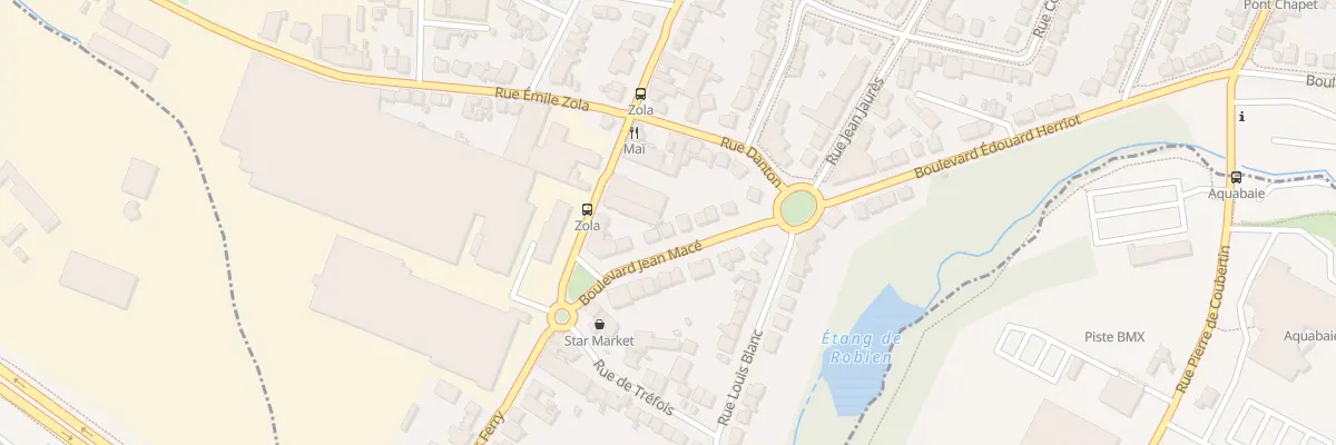 Plan du 12 Rue Jean Macé à Saint-Brieuc