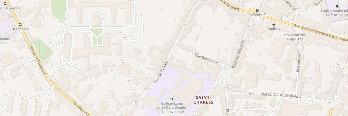 Plan du 31B Rue de Quintin à Saint-Brieuc
