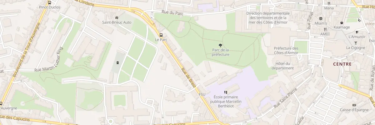 Plan du 20B Rue de Brest à Saint-Brieuc