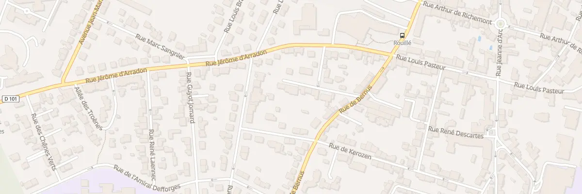 Plan du 9 Rue Jacques Cartier à Vannes
