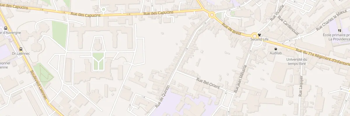 Plan du 38 Rue de Quintin à Saint-Brieuc